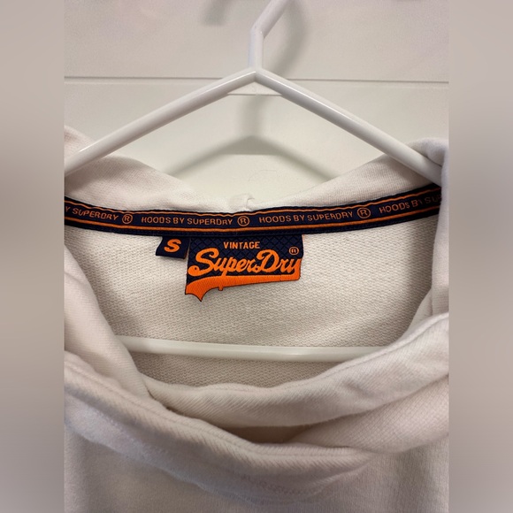 SuperDry Osaka Sport Cropped Marl Hoodie - Picture 2 of 2